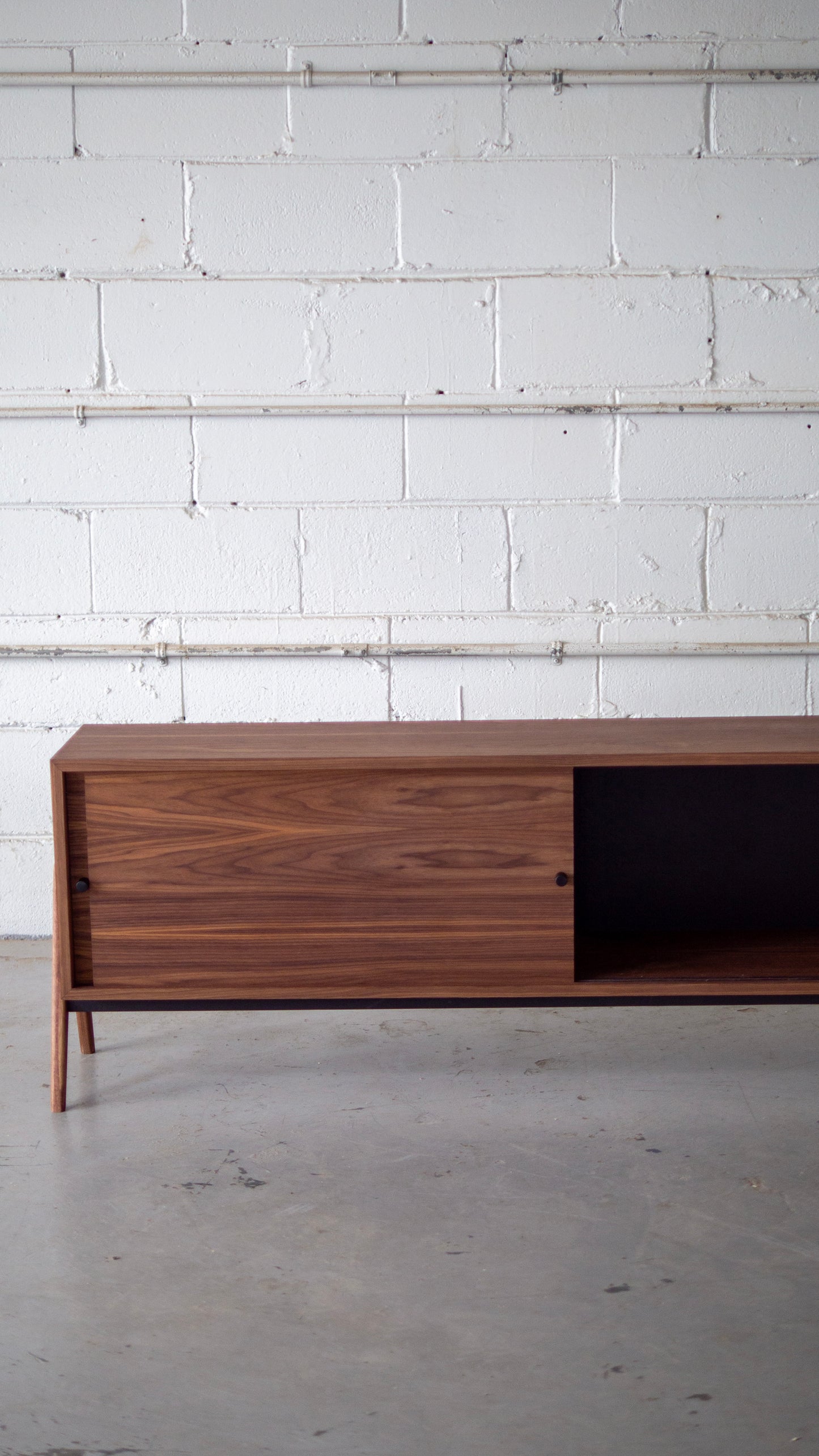 All Walnut Media Console