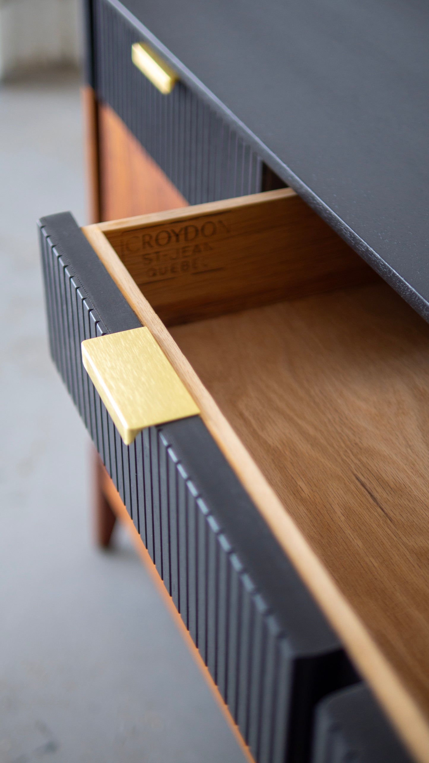 Walnut MCM Credenza by Croydon St. Jean Quebec