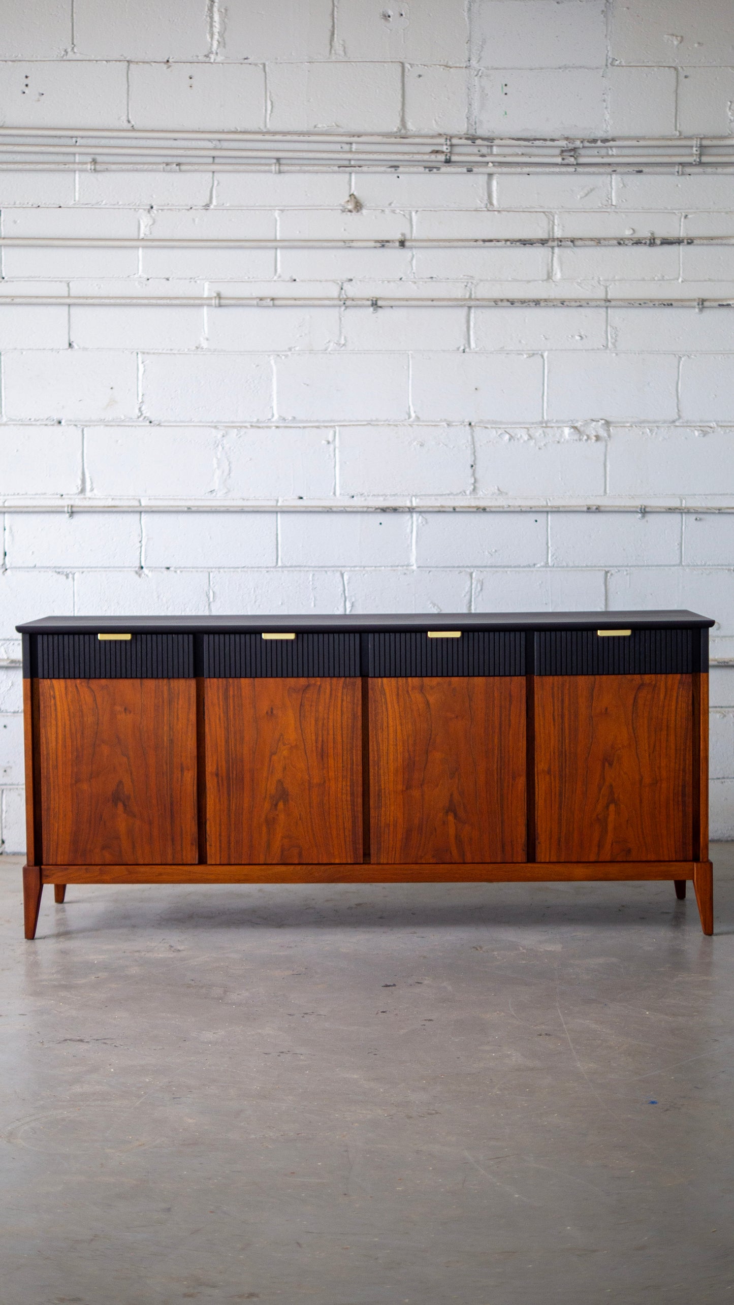 Walnut MCM Credenza by Croydon St. Jean Quebec