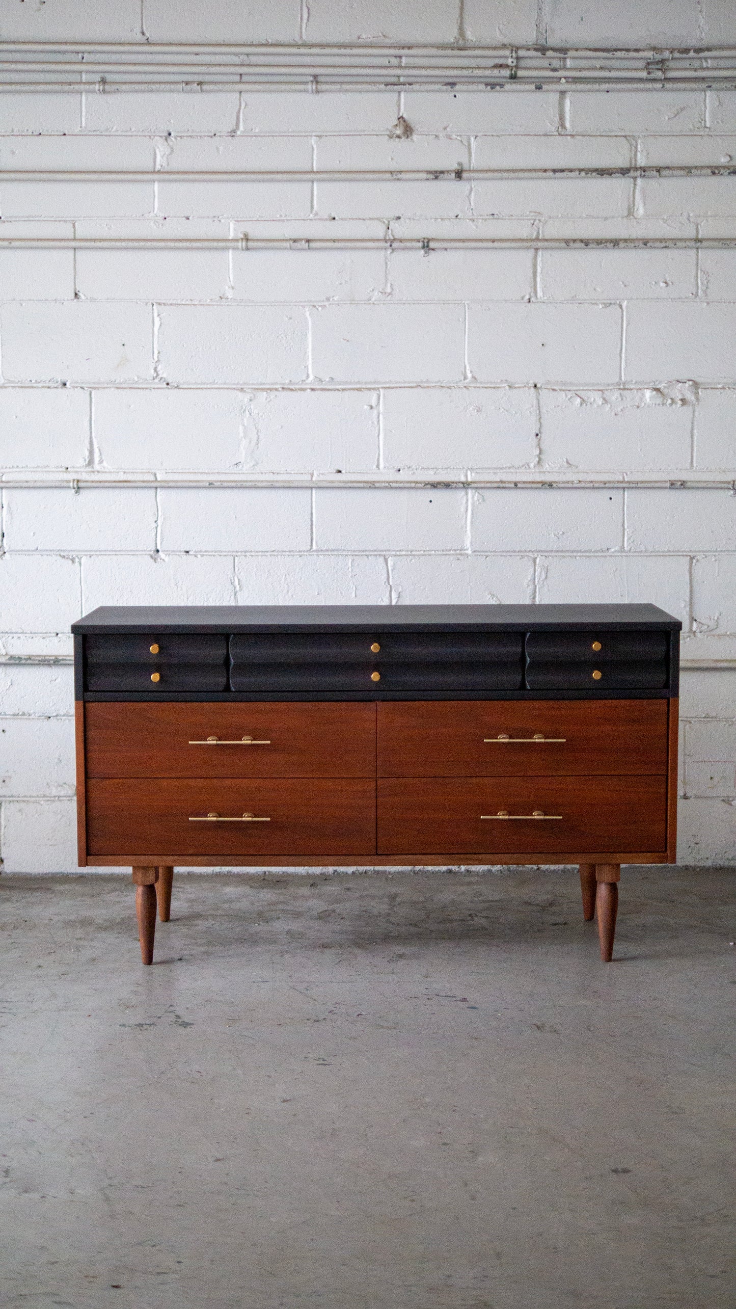 Partial Dipped Kroehler MCM Dresser