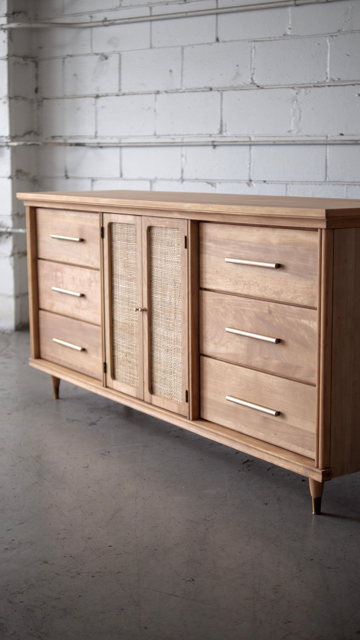 MCM 'Vicol' Victoriaville Rattan Dresser or Credenza