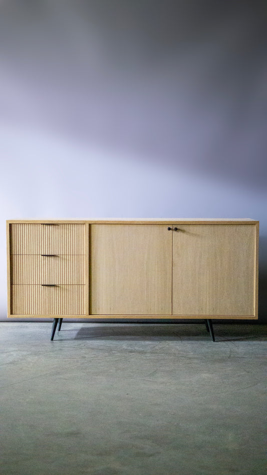 Mid-Sized Mid-Century Inspired Credenza