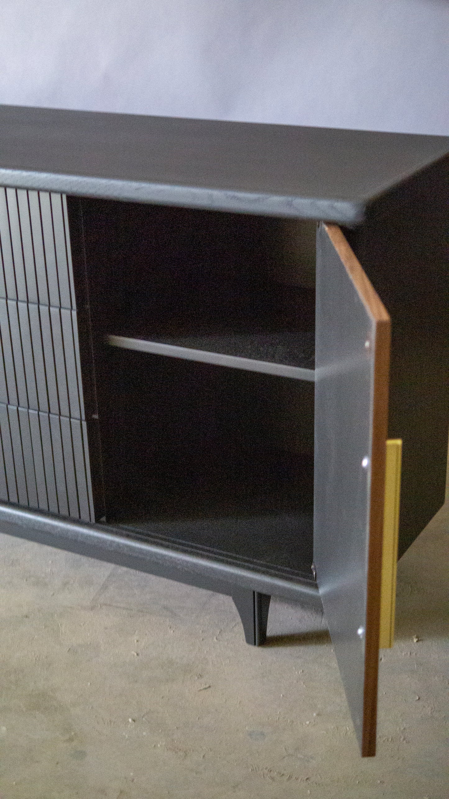 Vintage MCM Walnut Credenza — Refinished, Toronto | 1 OAK Modern
