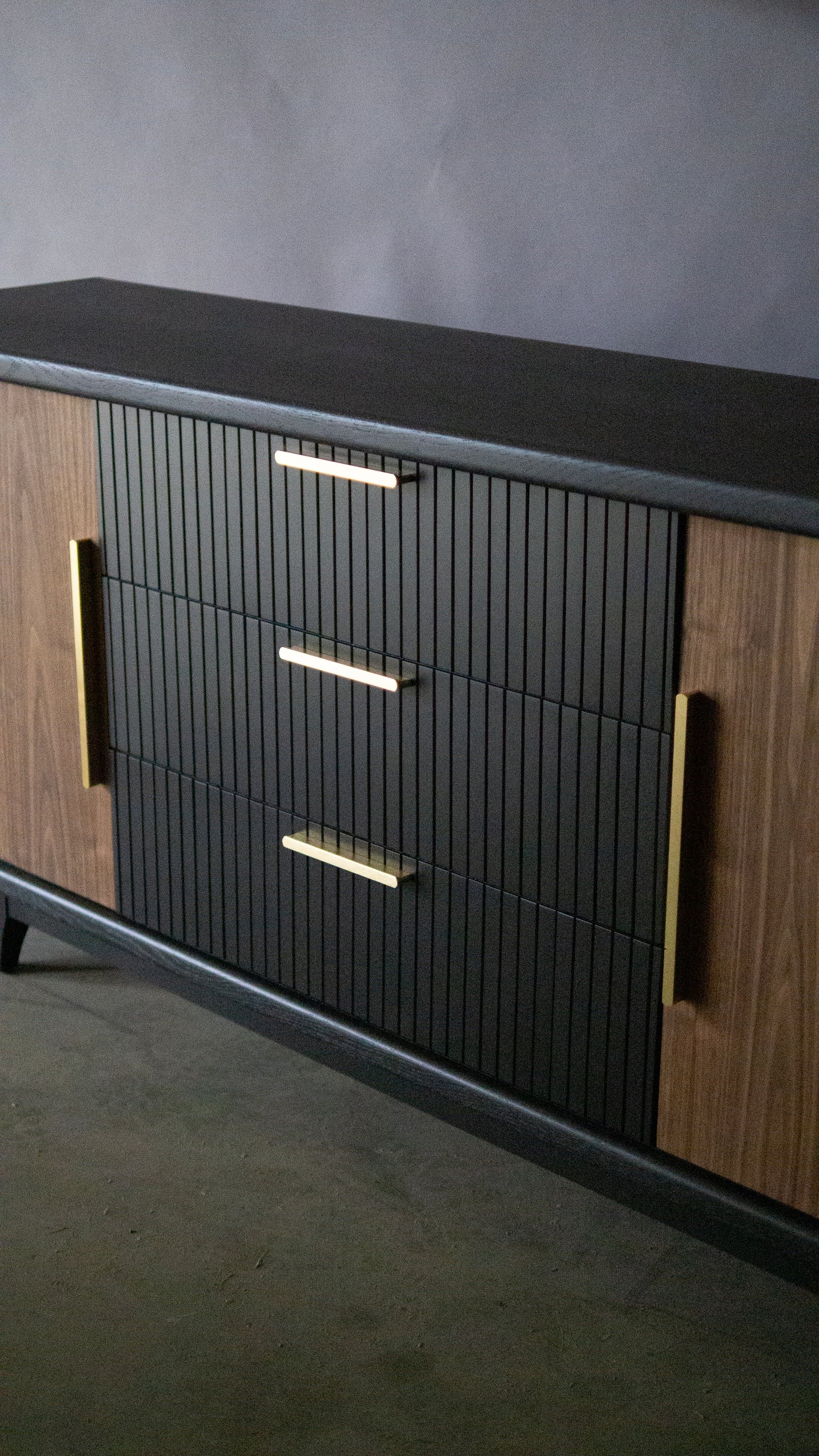 Vintage MCM Walnut Credenza — Refinished, Toronto | 1 OAK Modern