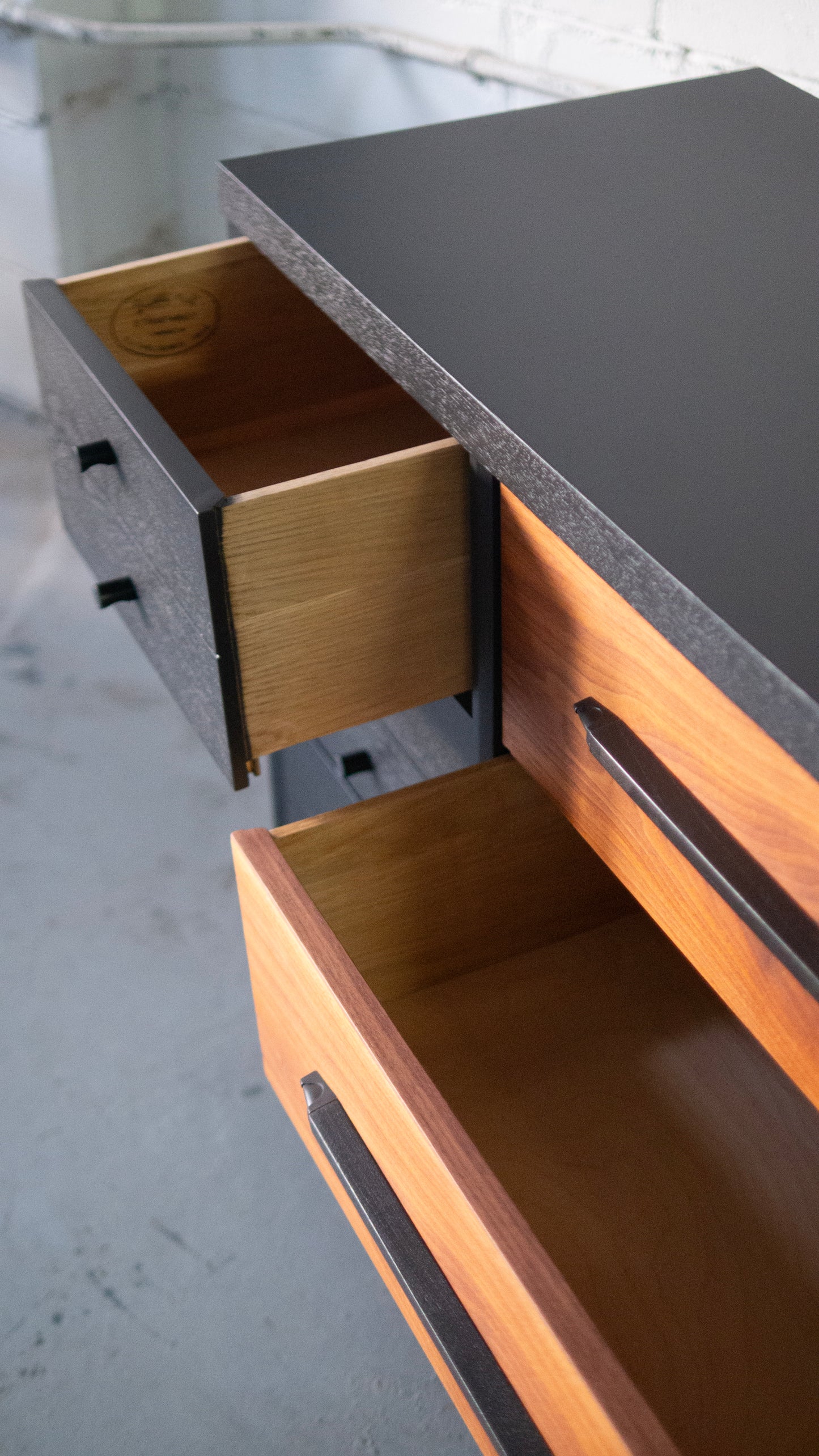 MCM 6 Drawer Walnut Dresser