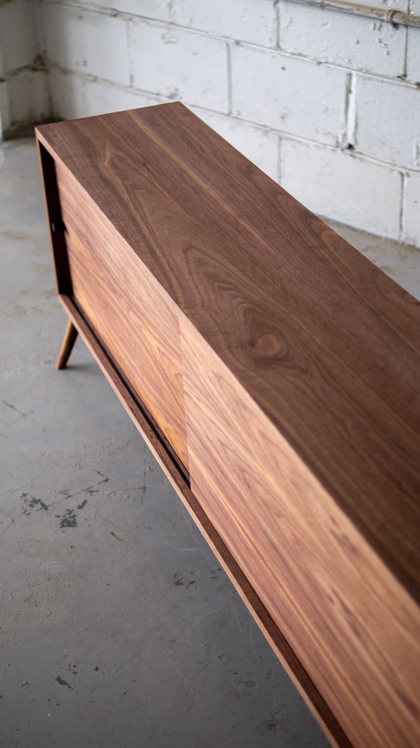 All Walnut Media Console