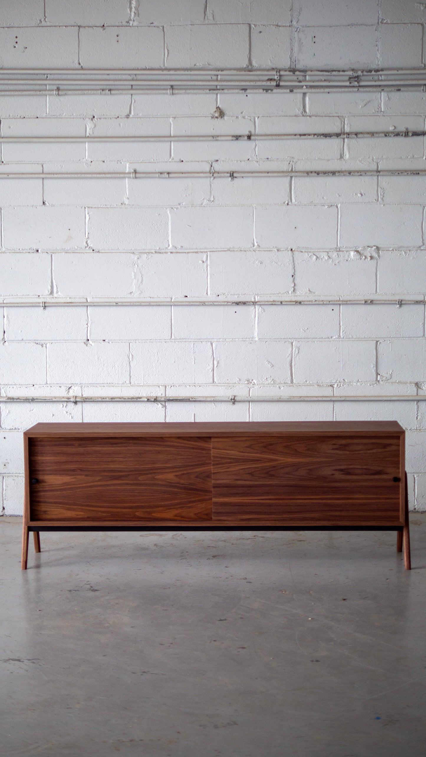 All Walnut Media Console