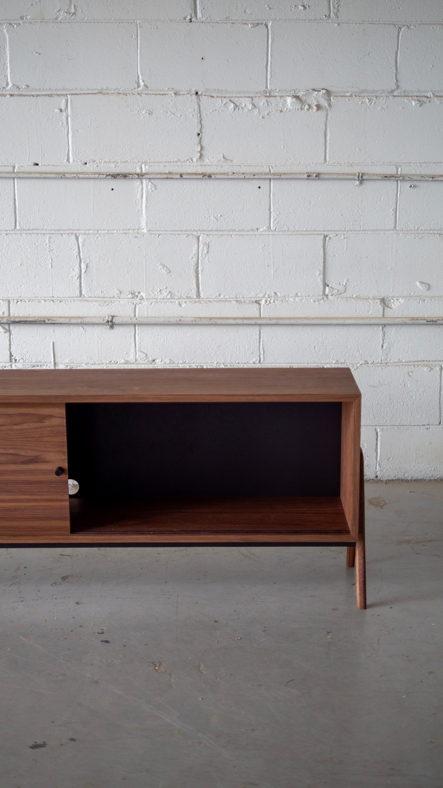 All Walnut Media Console