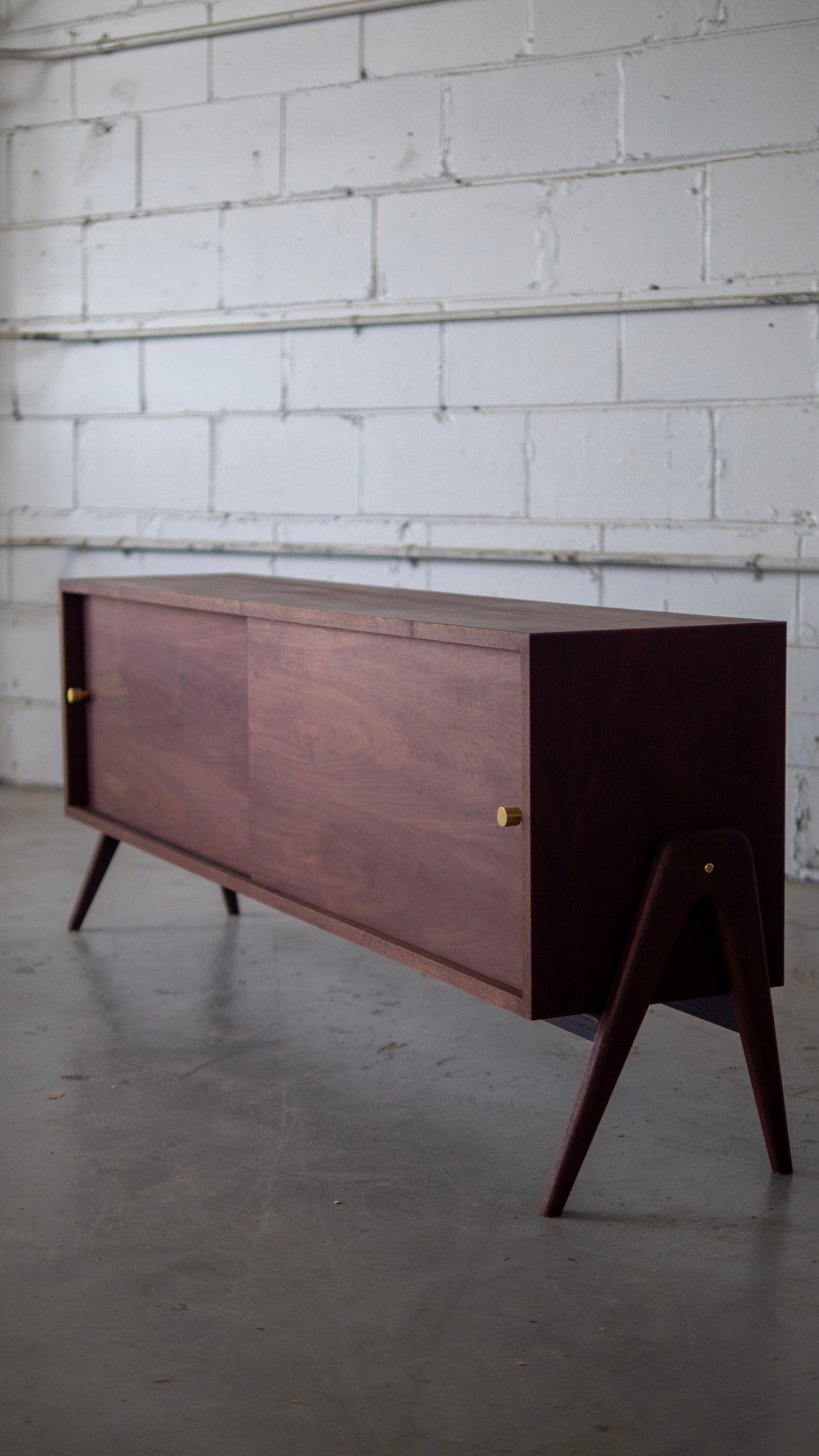Dark Walnut Media Console