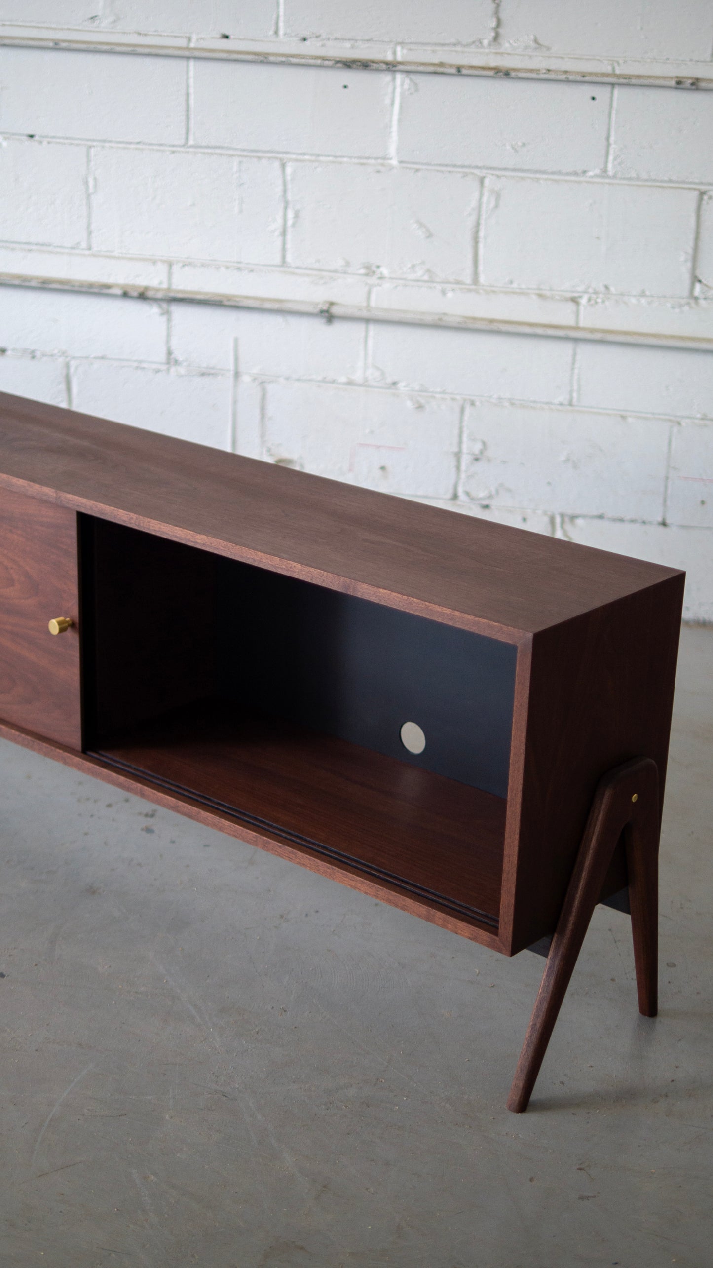Dark Walnut Media Console