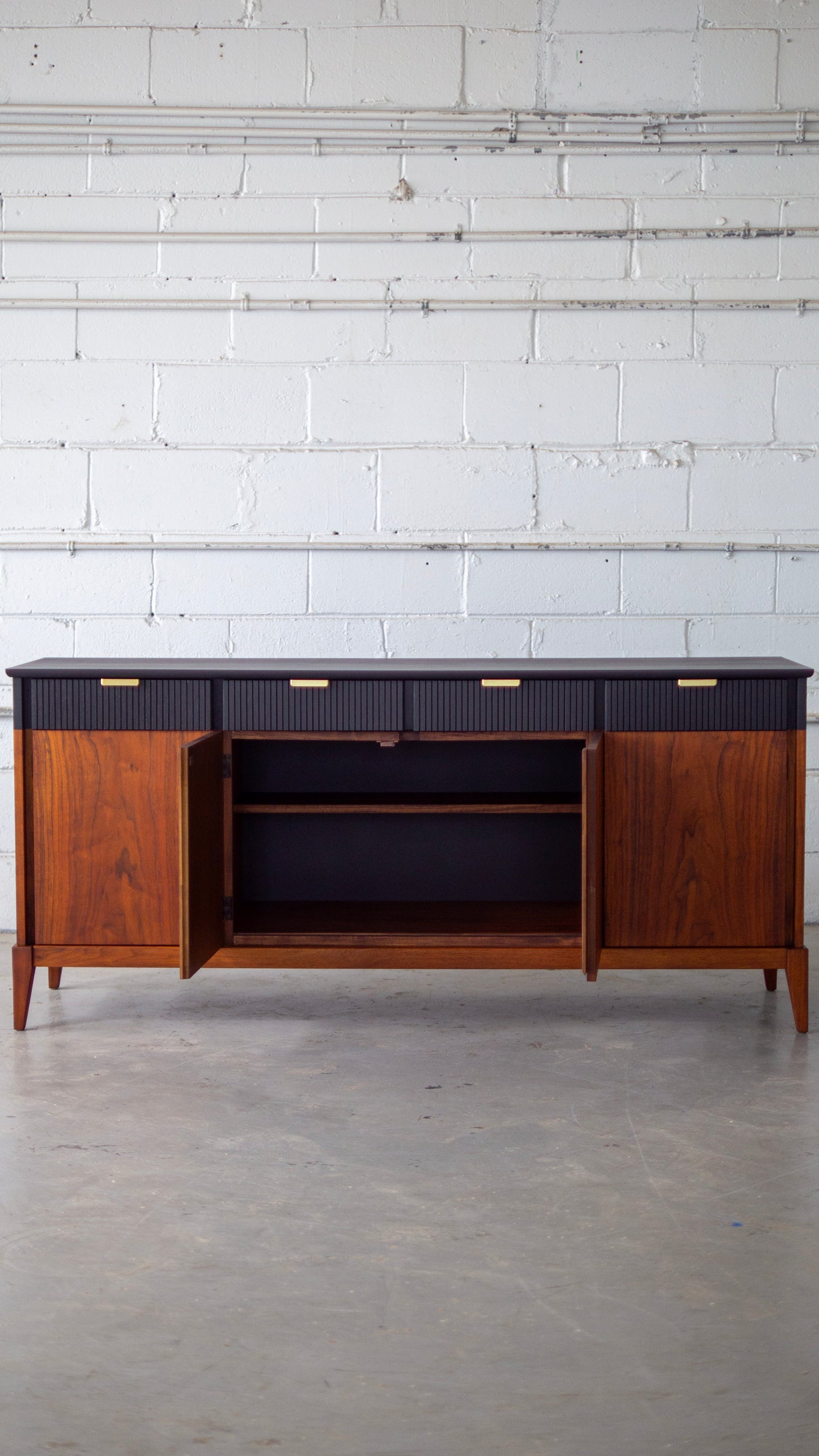 Walnut MCM Credenza by Croydon St. Jean Quebec
