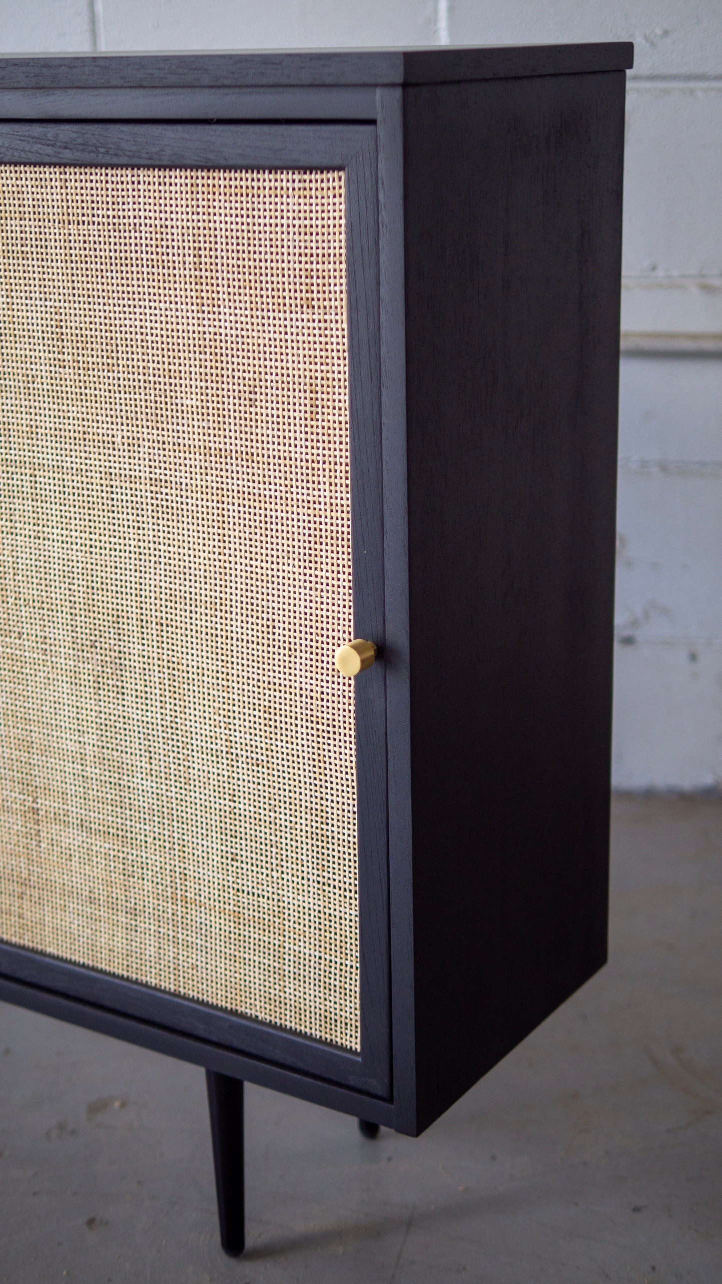 Rattan Mini Shelf Credenza