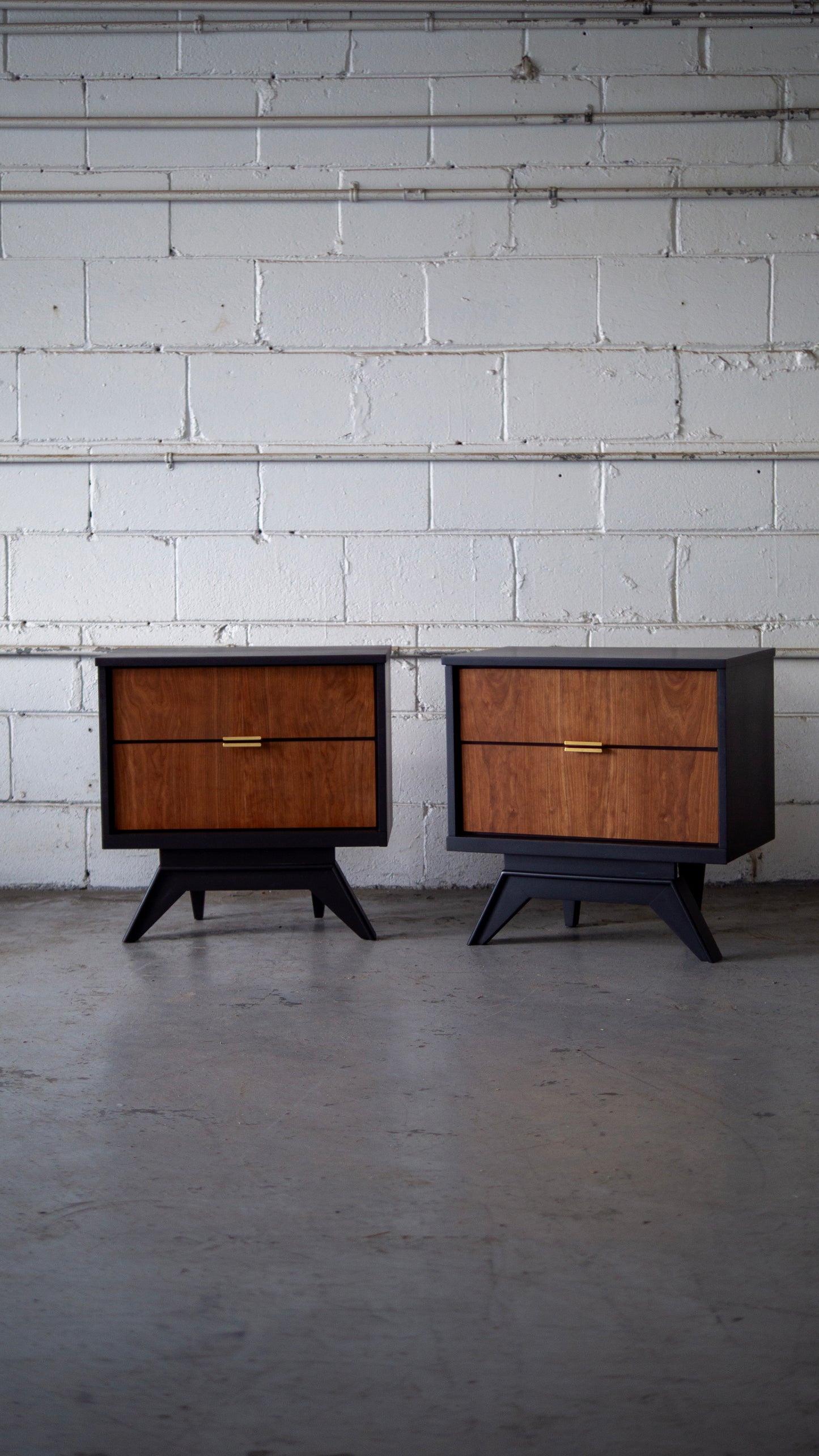 Mid-Century Modern Vintage Nightstands by 'Vicol' Victoriaville [ONE LEFT]