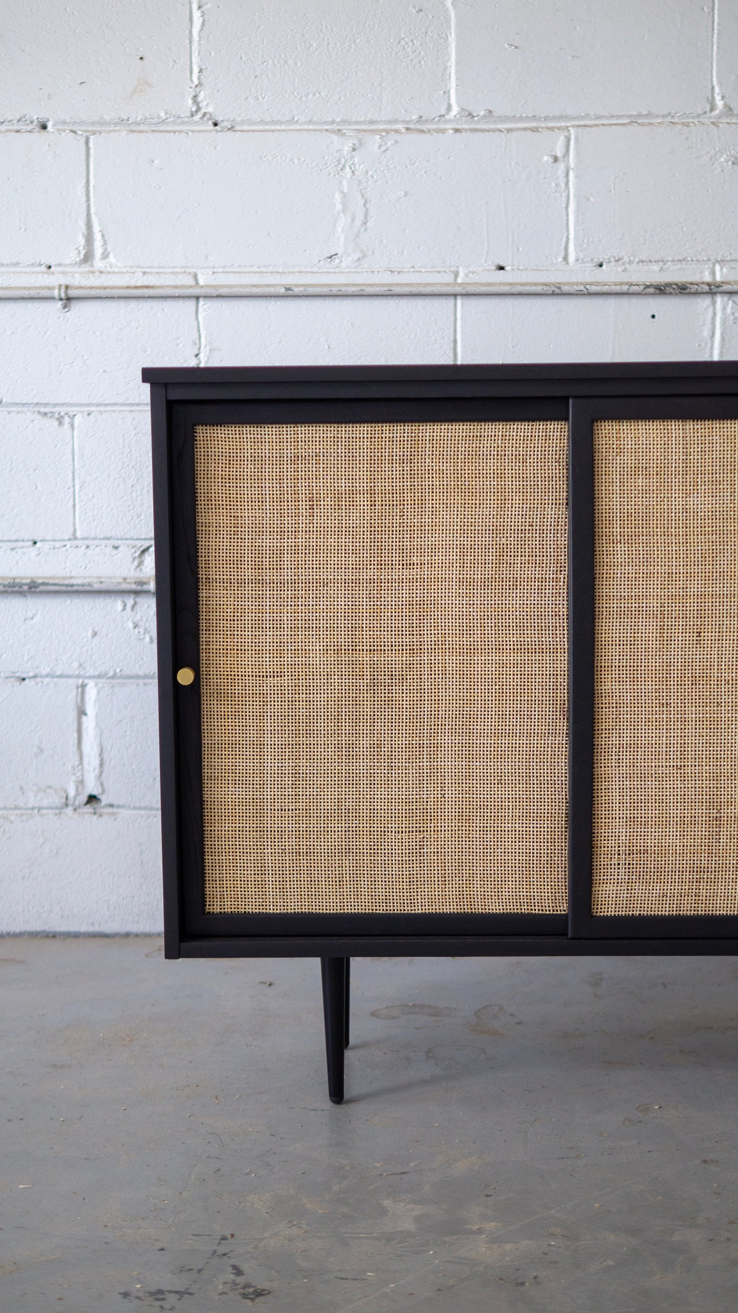 Rattan Mini Shelf Credenza