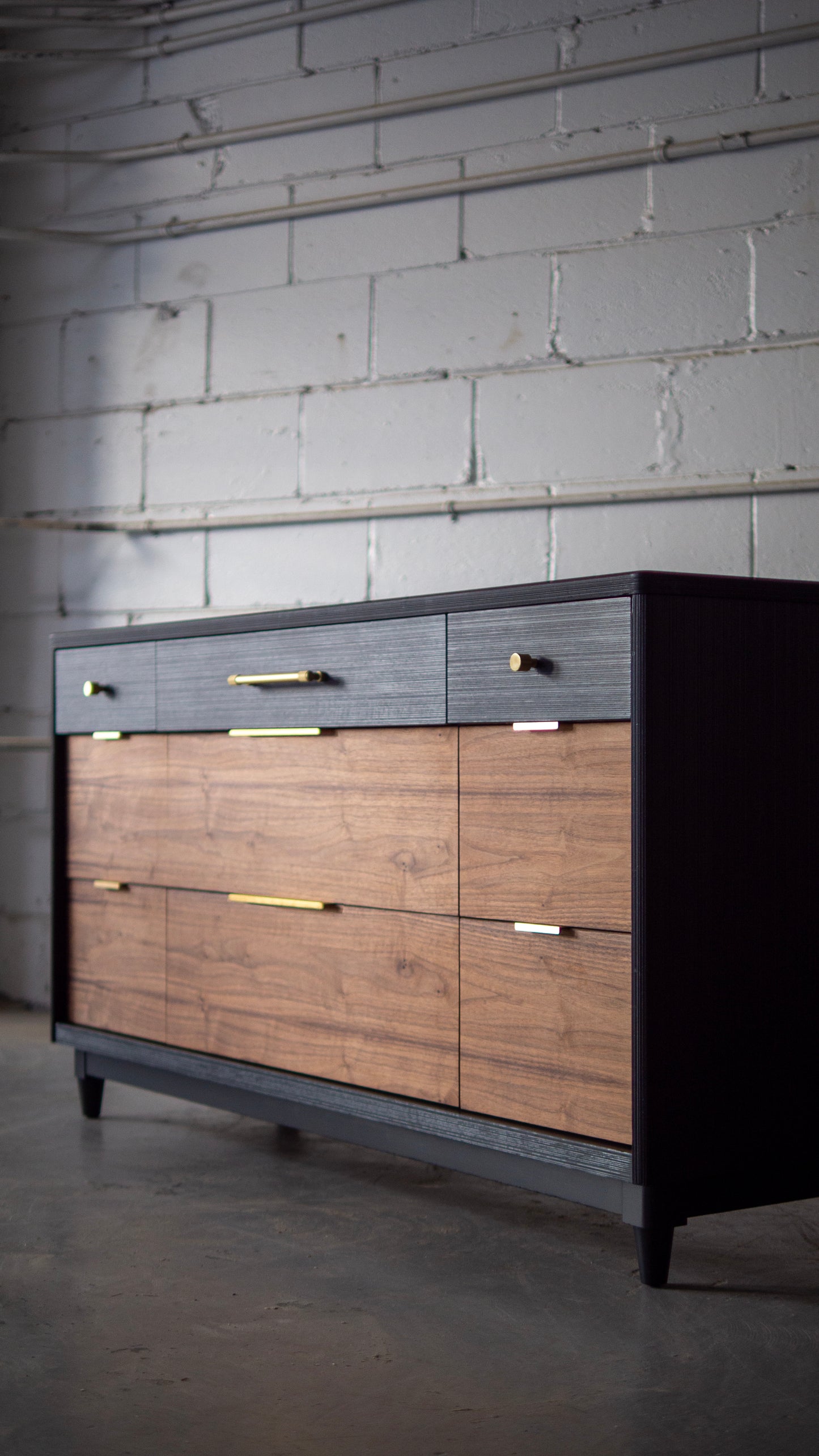 Grass Textured MCM Kroehler Dresser