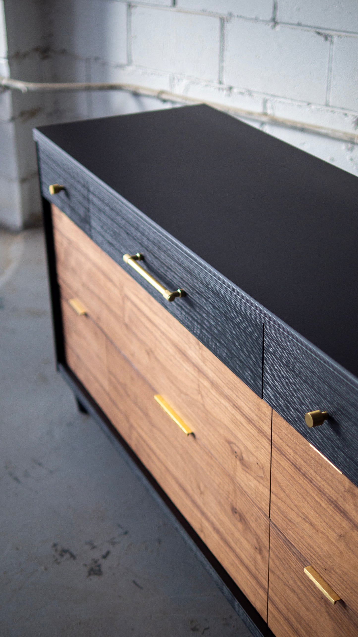 Grass Textured MCM Kroehler Dresser