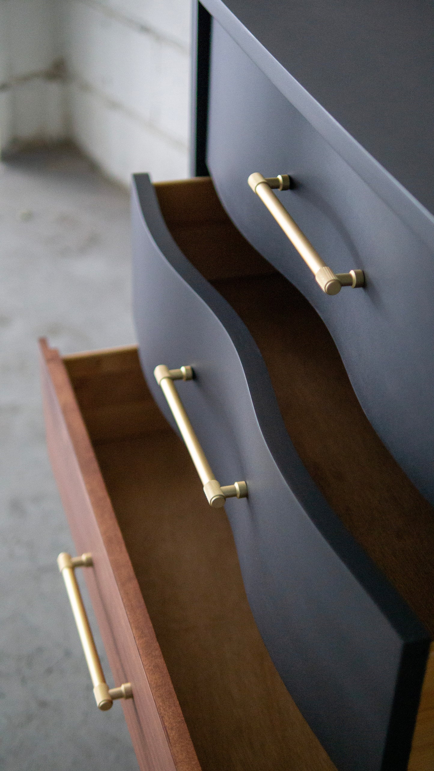 Black and Walnut MCM Tallboy