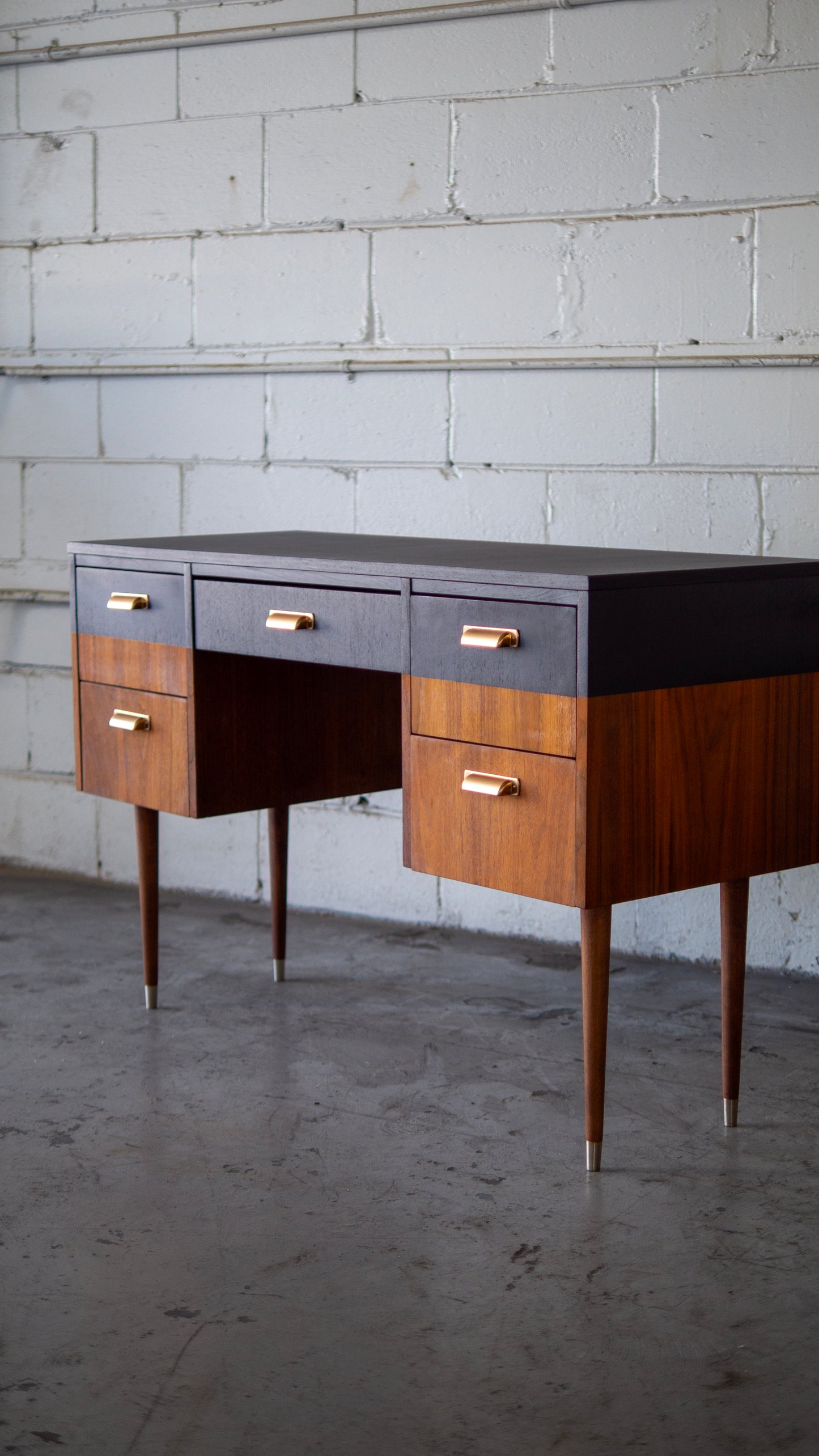 Breathtaking MCM Walnut Desk