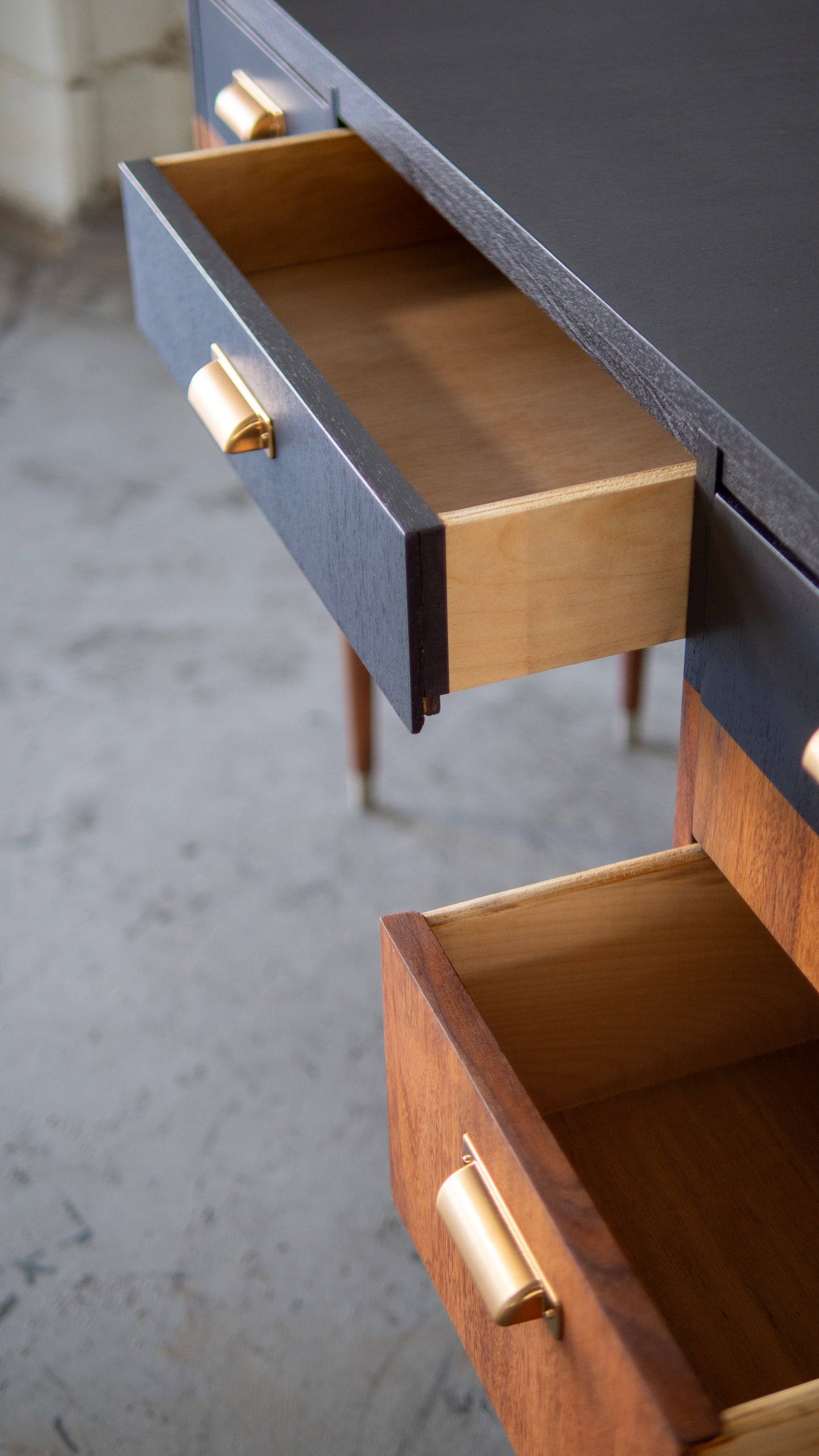 Breathtaking MCM Walnut Desk