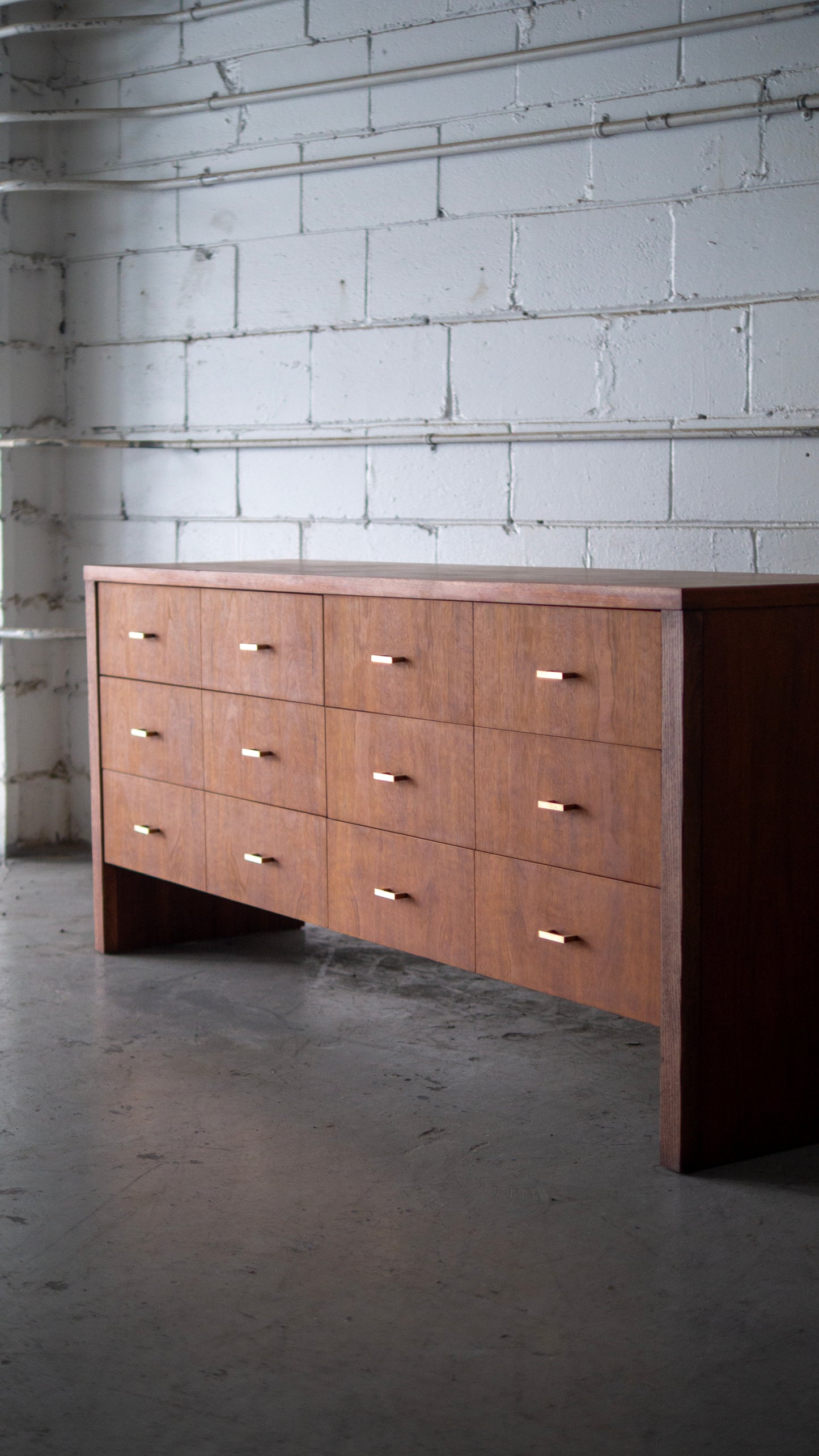 Oversized MCM Teak Dresser or Credenza