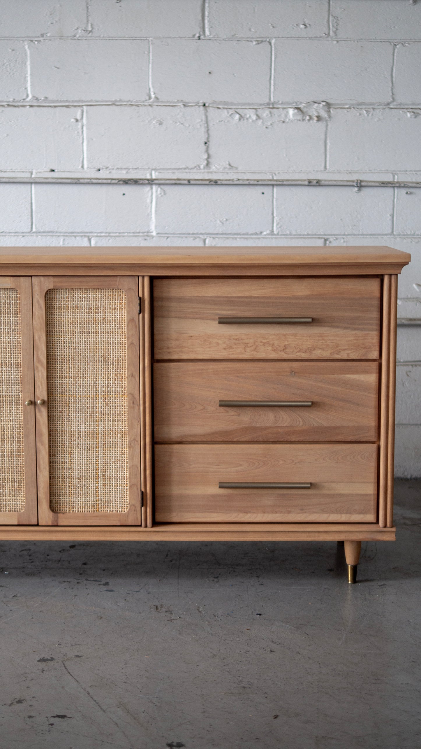 MCM 'Vicol' Victoriaville Rattan Dresser or Credenza