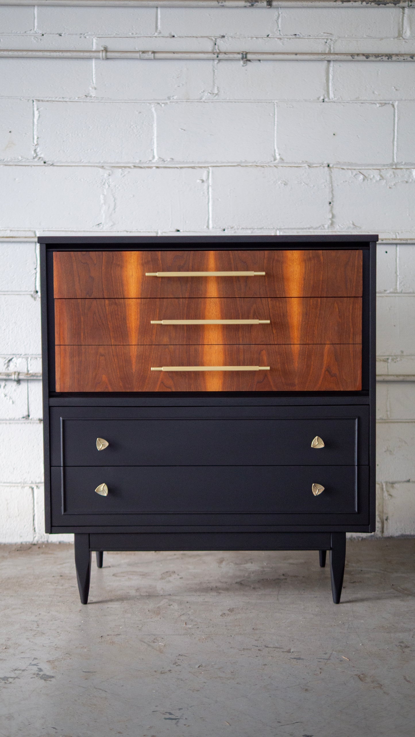 Gorgeous MCM Gentleman's Tallboy Vintage Revival Part 1