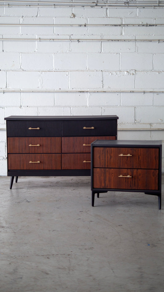 Rosewood MCM Dresser Or Bedroom Set