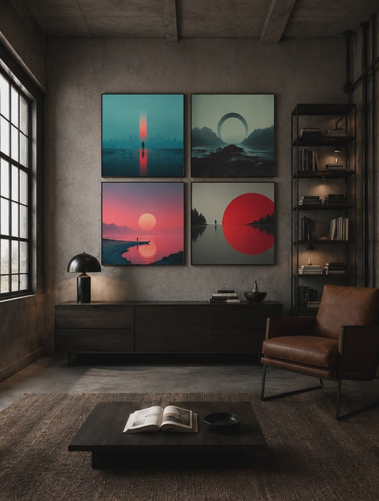 Quiet Horizon — Sky Editions, Set of Four